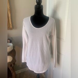 Michael Stars Classic White Net Tee